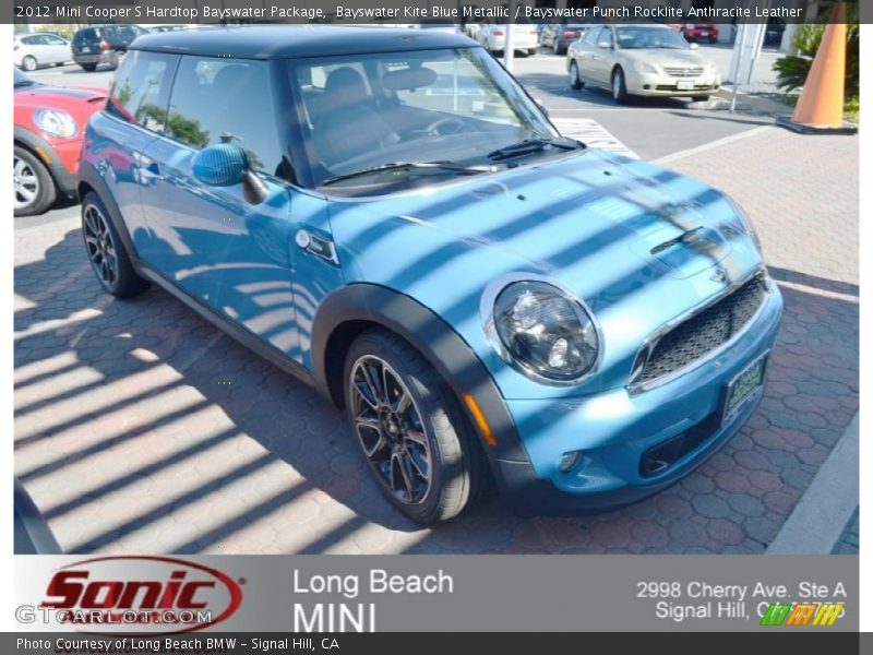 Bayswater Kite Blue Metallic / Bayswater Punch Rocklite Anthracite Leather 2012 Mini Cooper S Hardtop Bayswater Package