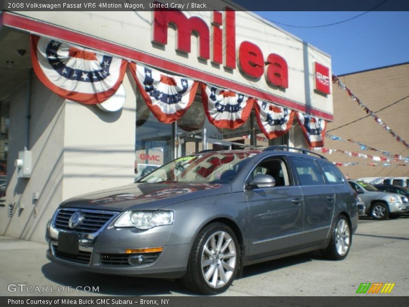 United Gray / Black 2008 Volkswagen Passat VR6 4Motion Wagon