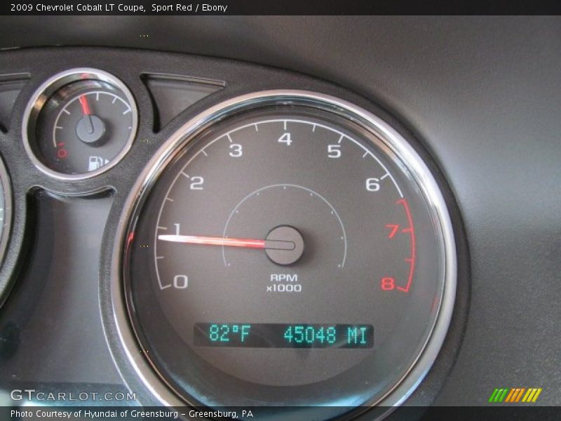 Sport Red / Ebony 2009 Chevrolet Cobalt LT Coupe