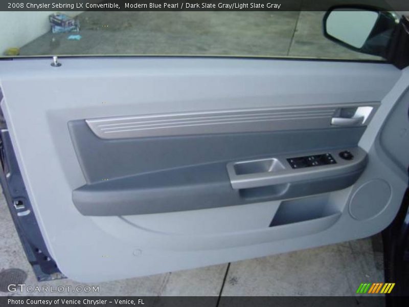 Modern Blue Pearl / Dark Slate Gray/Light Slate Gray 2008 Chrysler Sebring LX Convertible