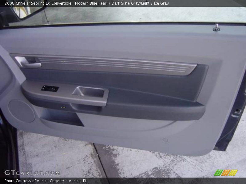 Modern Blue Pearl / Dark Slate Gray/Light Slate Gray 2008 Chrysler Sebring LX Convertible