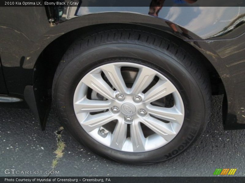 Ebony Black / Gray 2010 Kia Optima LX