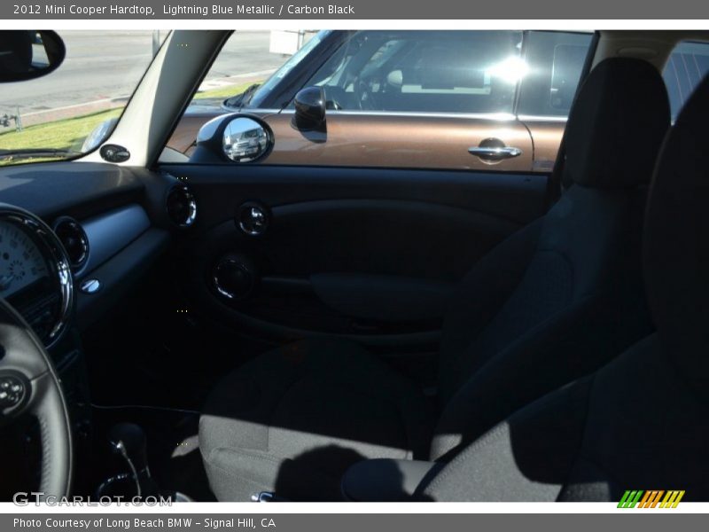Lightning Blue Metallic / Carbon Black 2012 Mini Cooper Hardtop