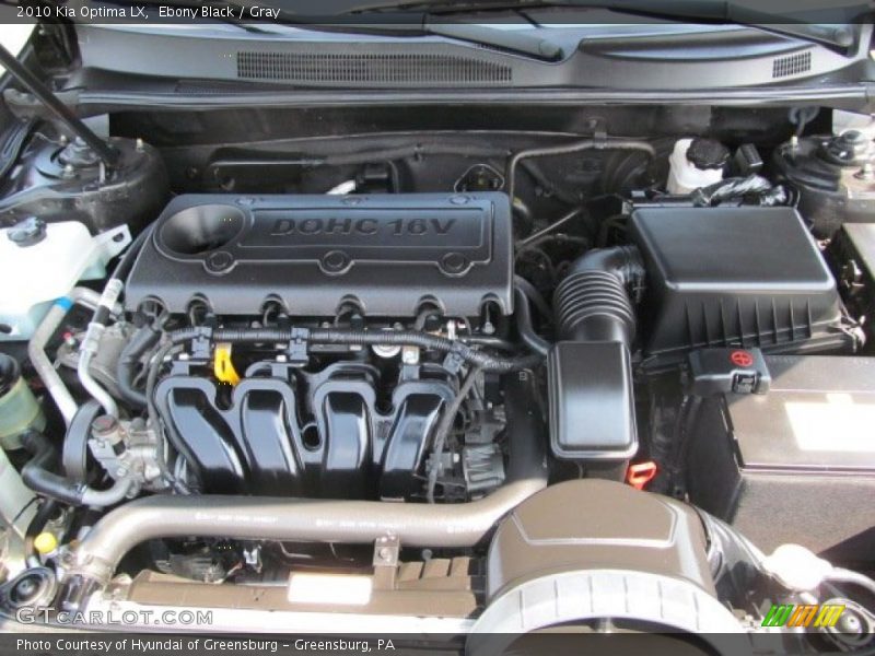 Ebony Black / Gray 2010 Kia Optima LX
