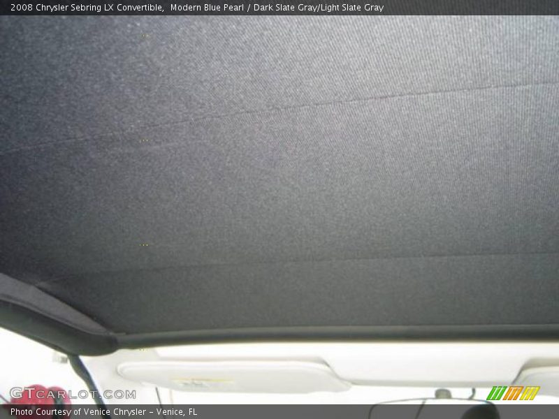 Modern Blue Pearl / Dark Slate Gray/Light Slate Gray 2008 Chrysler Sebring LX Convertible