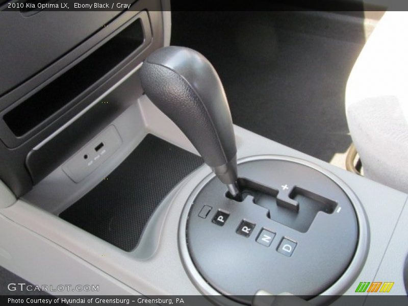 Ebony Black / Gray 2010 Kia Optima LX