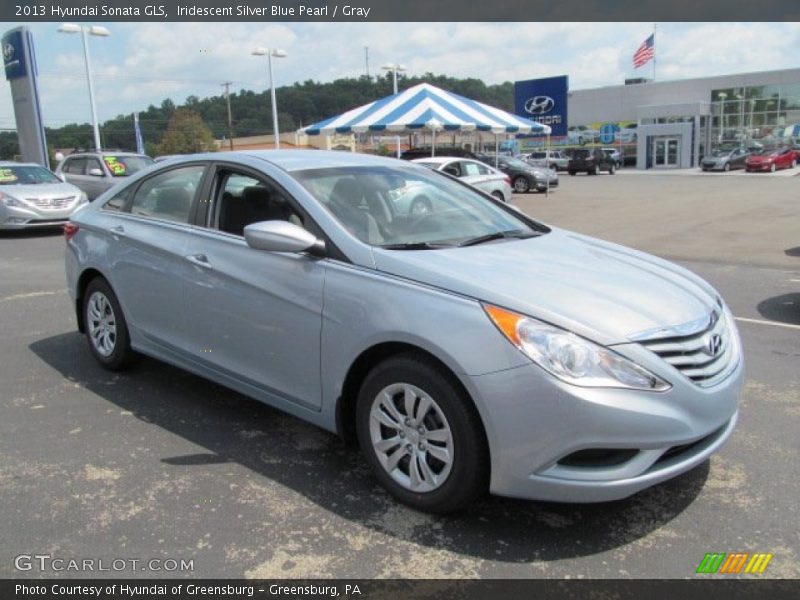 Iridescent Silver Blue Pearl / Gray 2013 Hyundai Sonata GLS