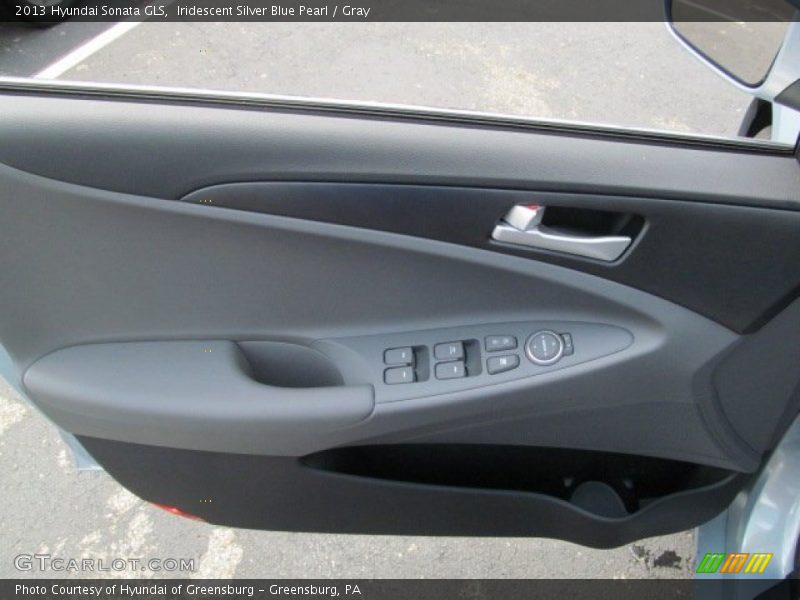 Iridescent Silver Blue Pearl / Gray 2013 Hyundai Sonata GLS