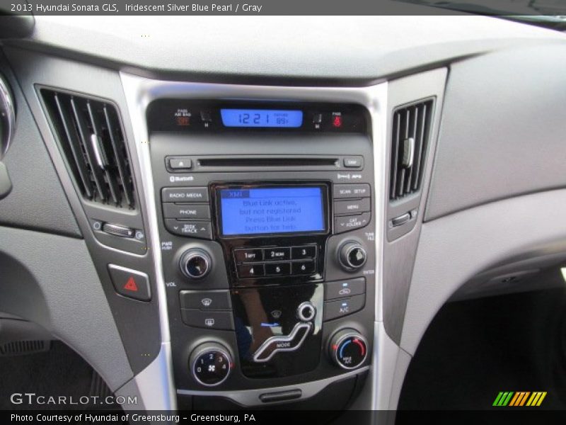 Iridescent Silver Blue Pearl / Gray 2013 Hyundai Sonata GLS