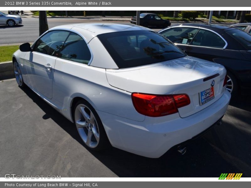Alpine White / Black 2012 BMW 3 Series 335i Convertible