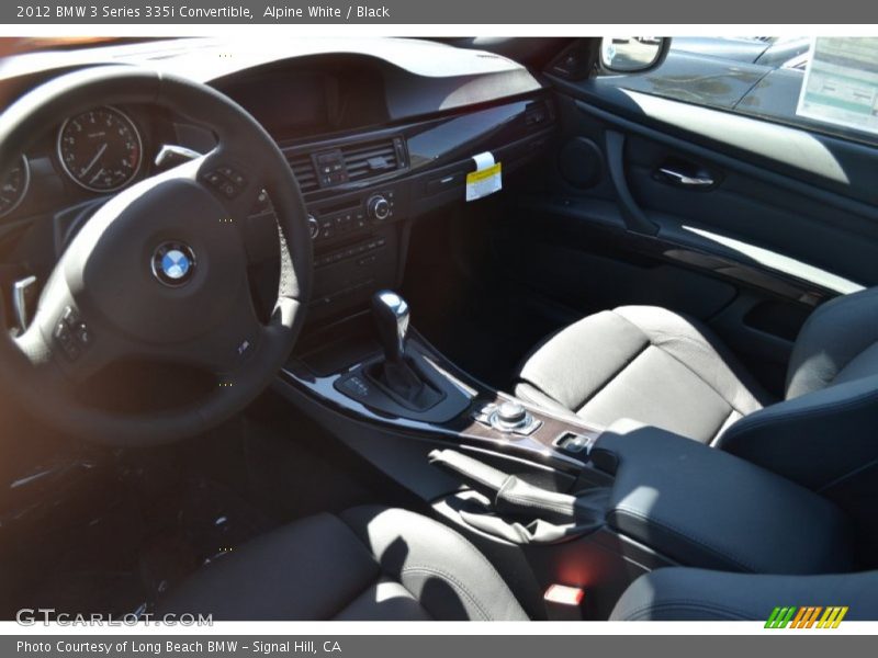 Alpine White / Black 2012 BMW 3 Series 335i Convertible