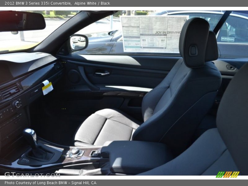 Alpine White / Black 2012 BMW 3 Series 335i Convertible