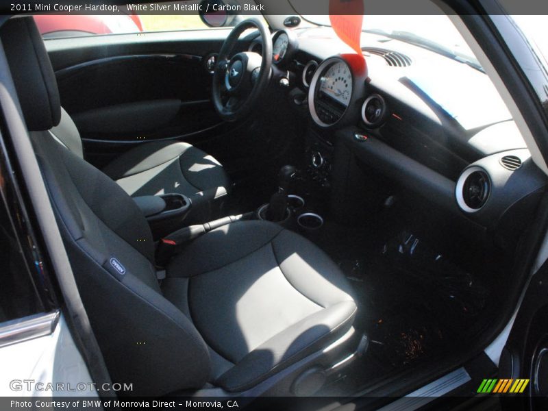 White Silver Metallic / Carbon Black 2011 Mini Cooper Hardtop
