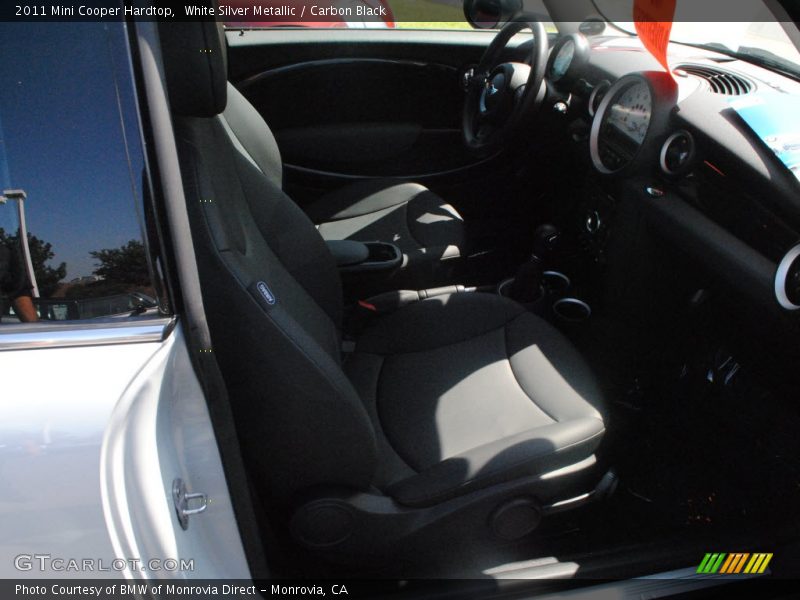 White Silver Metallic / Carbon Black 2011 Mini Cooper Hardtop
