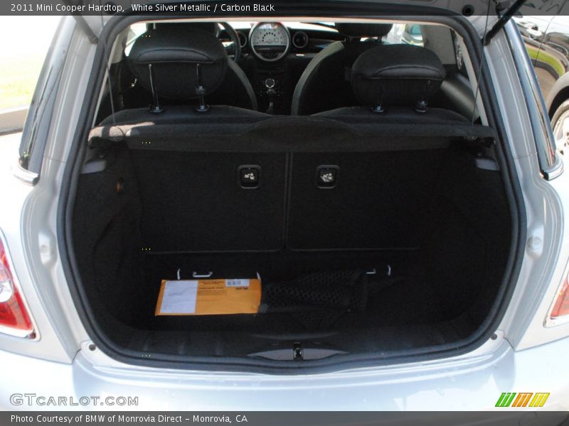 White Silver Metallic / Carbon Black 2011 Mini Cooper Hardtop