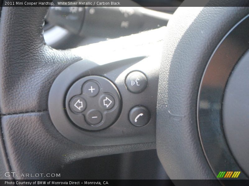 White Silver Metallic / Carbon Black 2011 Mini Cooper Hardtop