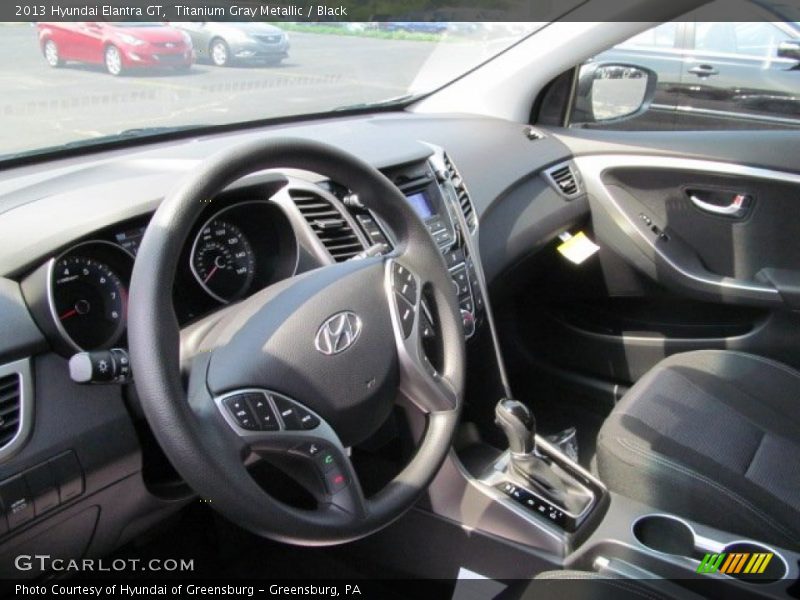 Titanium Gray Metallic / Black 2013 Hyundai Elantra GT