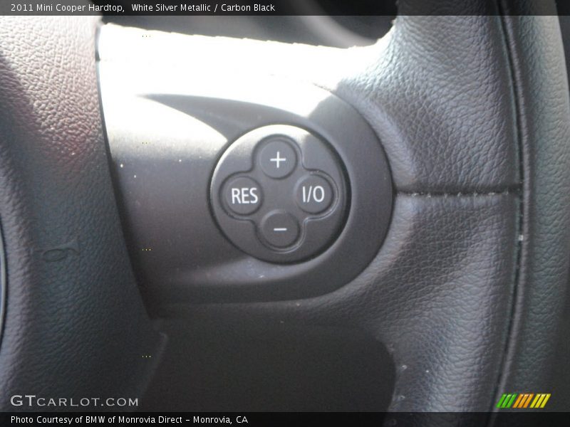 White Silver Metallic / Carbon Black 2011 Mini Cooper Hardtop