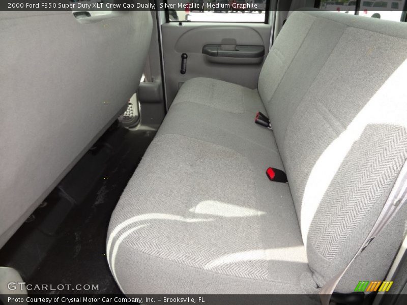 Silver Metallic / Medium Graphite 2000 Ford F350 Super Duty XLT Crew Cab Dually