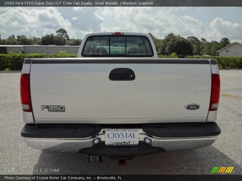 Silver Metallic / Medium Graphite 2000 Ford F350 Super Duty XLT Crew Cab Dually