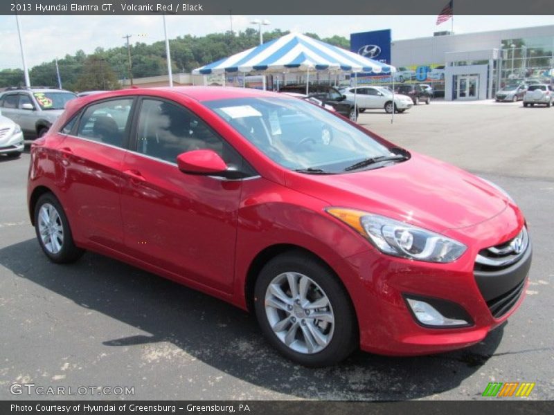 Volcanic Red / Black 2013 Hyundai Elantra GT