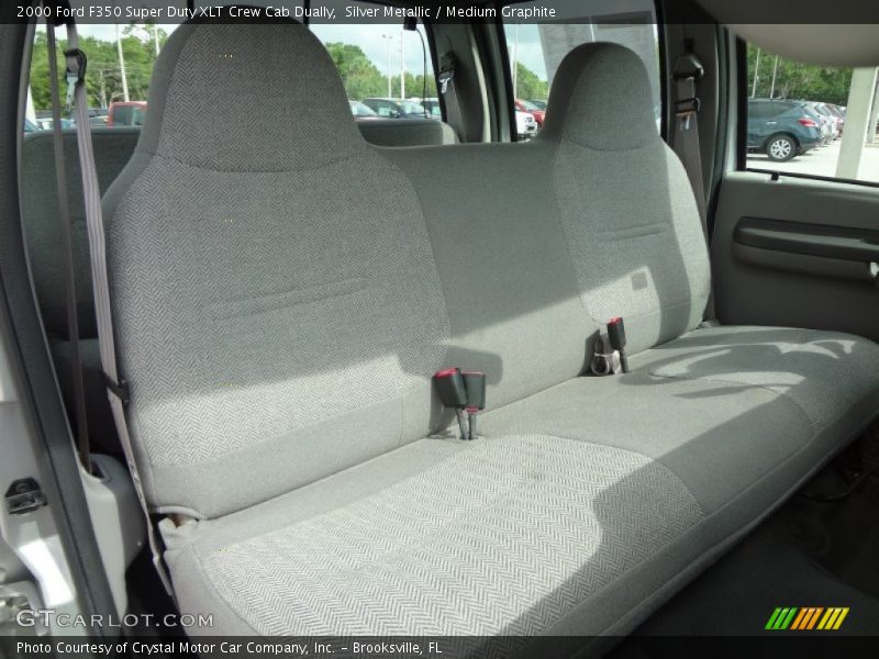 Silver Metallic / Medium Graphite 2000 Ford F350 Super Duty XLT Crew Cab Dually