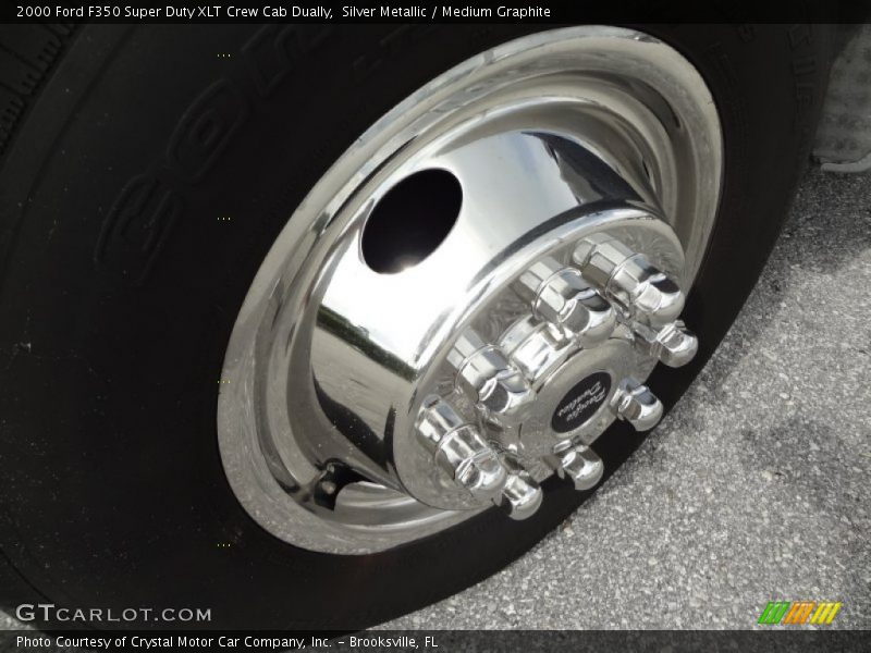 Silver Metallic / Medium Graphite 2000 Ford F350 Super Duty XLT Crew Cab Dually