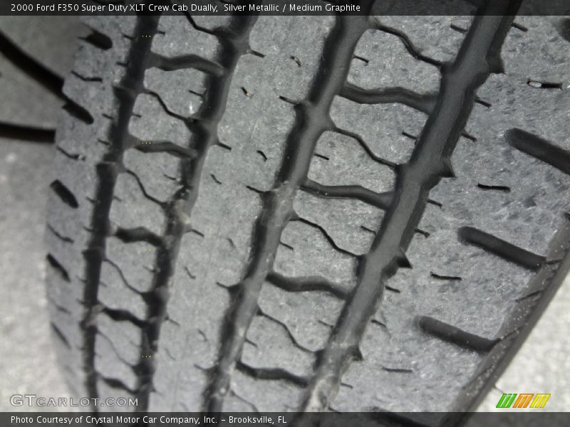 Silver Metallic / Medium Graphite 2000 Ford F350 Super Duty XLT Crew Cab Dually
