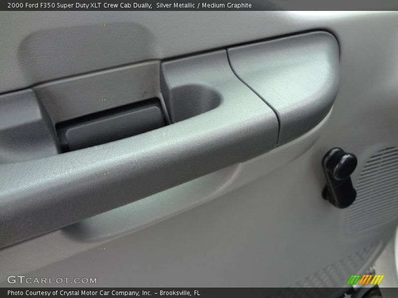 Silver Metallic / Medium Graphite 2000 Ford F350 Super Duty XLT Crew Cab Dually