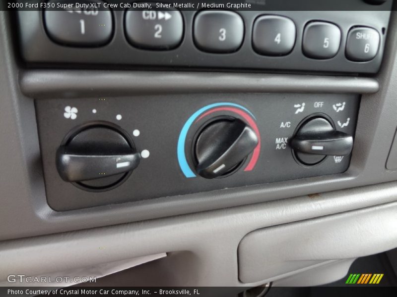 Silver Metallic / Medium Graphite 2000 Ford F350 Super Duty XLT Crew Cab Dually