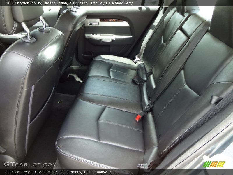 Silver Steel Metallic / Dark Slate Gray 2010 Chrysler Sebring Limited Sedan