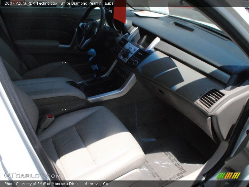 White Diamond Pearl / Taupe 2007 Acura RDX Technology