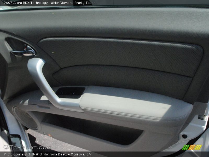 White Diamond Pearl / Taupe 2007 Acura RDX Technology