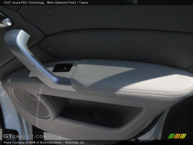 White Diamond Pearl / Taupe 2007 Acura RDX Technology