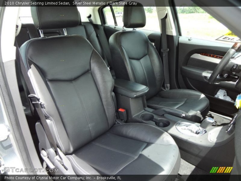 Silver Steel Metallic / Dark Slate Gray 2010 Chrysler Sebring Limited Sedan