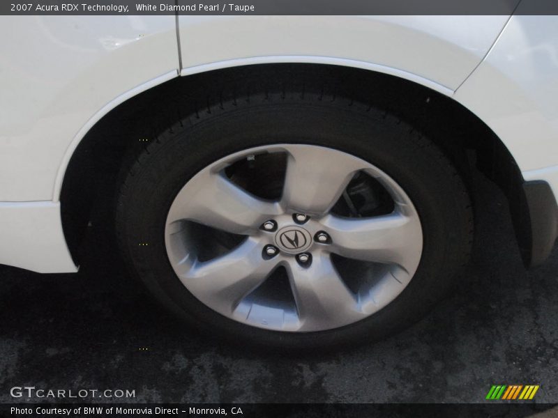 White Diamond Pearl / Taupe 2007 Acura RDX Technology