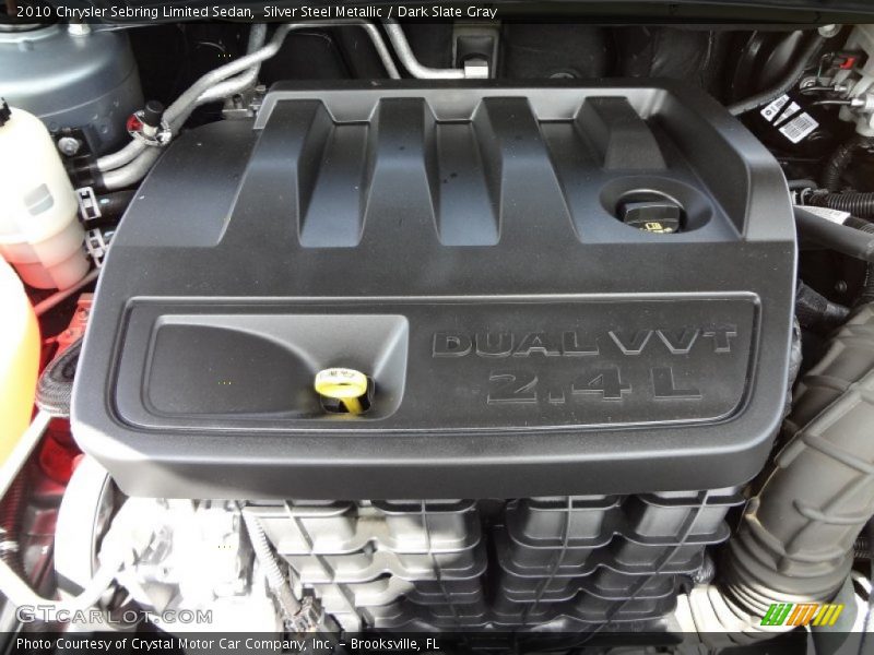 Silver Steel Metallic / Dark Slate Gray 2010 Chrysler Sebring Limited Sedan