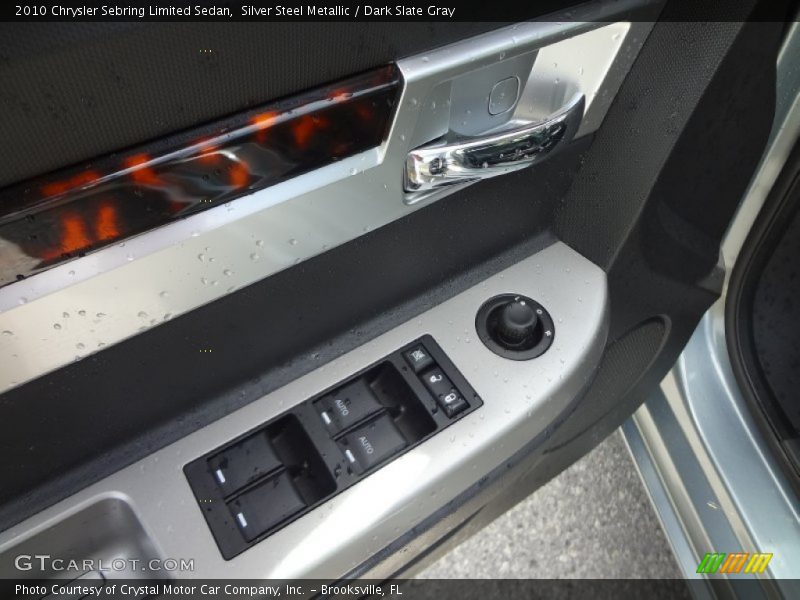 Silver Steel Metallic / Dark Slate Gray 2010 Chrysler Sebring Limited Sedan