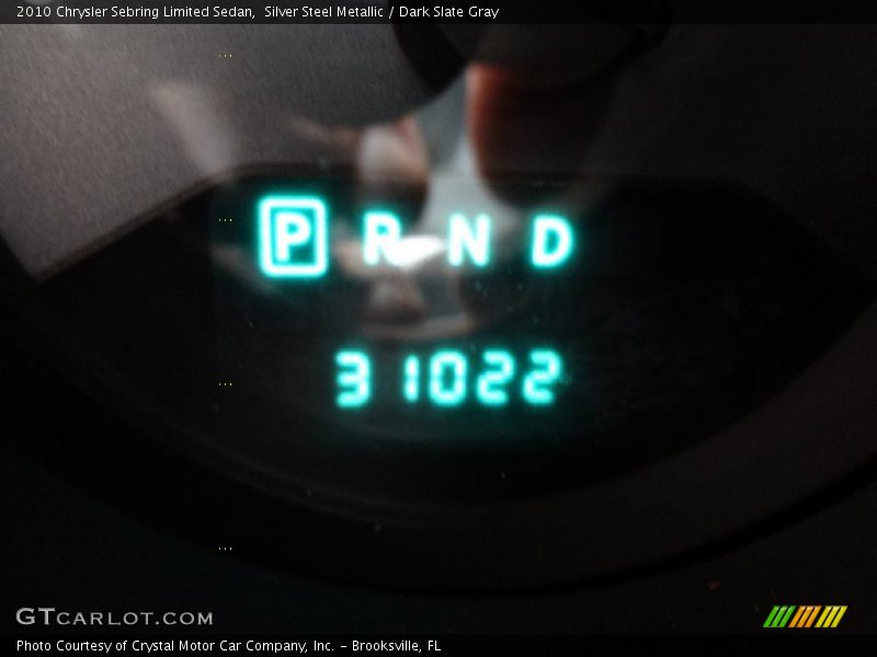 Silver Steel Metallic / Dark Slate Gray 2010 Chrysler Sebring Limited Sedan