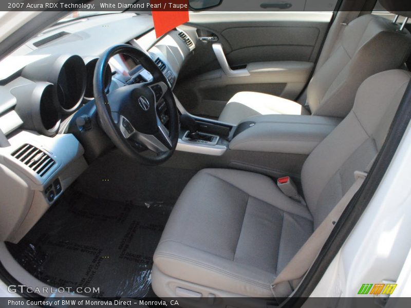 White Diamond Pearl / Taupe 2007 Acura RDX Technology