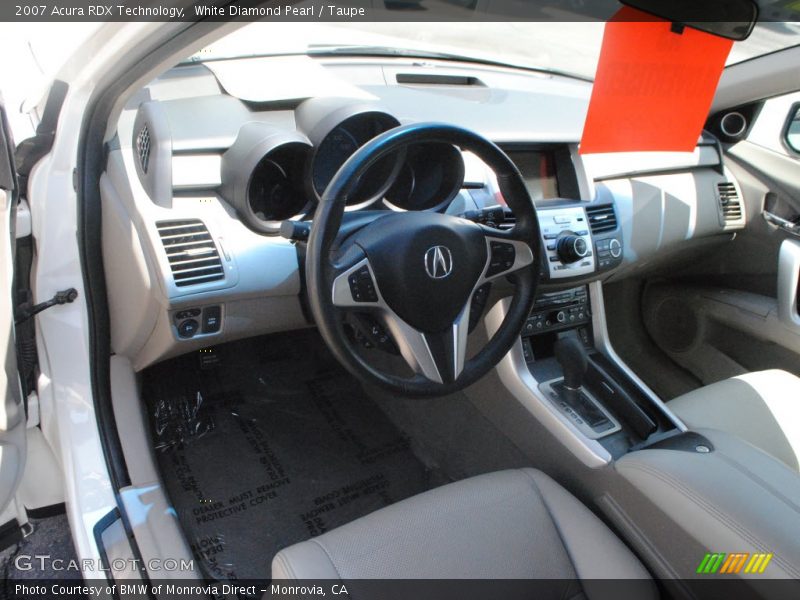 White Diamond Pearl / Taupe 2007 Acura RDX Technology