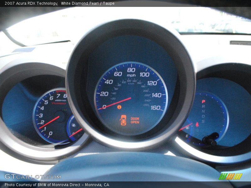 White Diamond Pearl / Taupe 2007 Acura RDX Technology