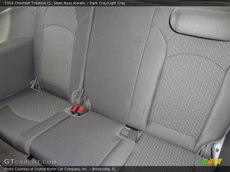 Silver Moss Metallic / Dark Gray/Light Gray 2009 Chevrolet Traverse LS