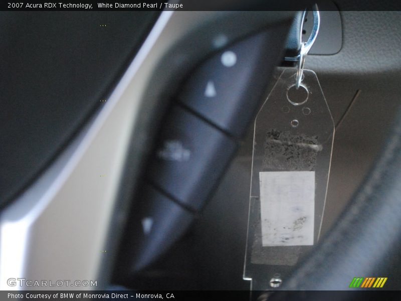 White Diamond Pearl / Taupe 2007 Acura RDX Technology