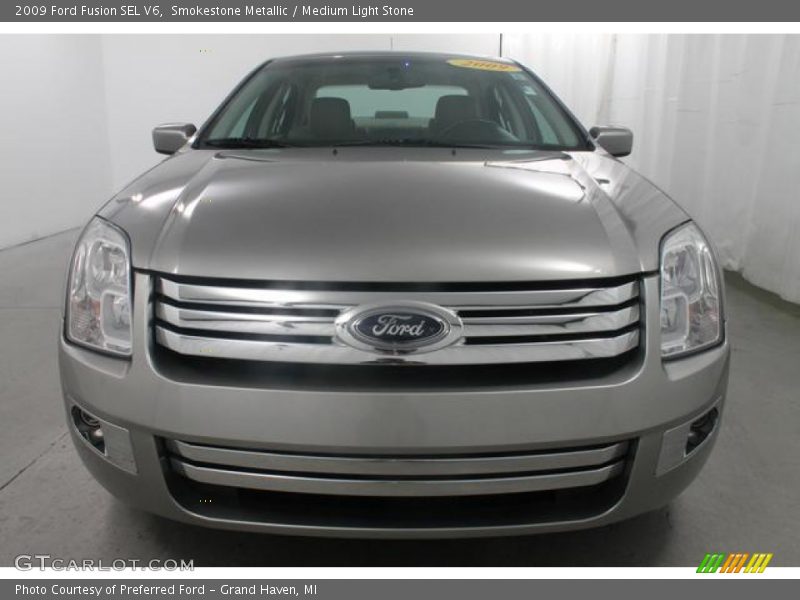 Smokestone Metallic / Medium Light Stone 2009 Ford Fusion SEL V6