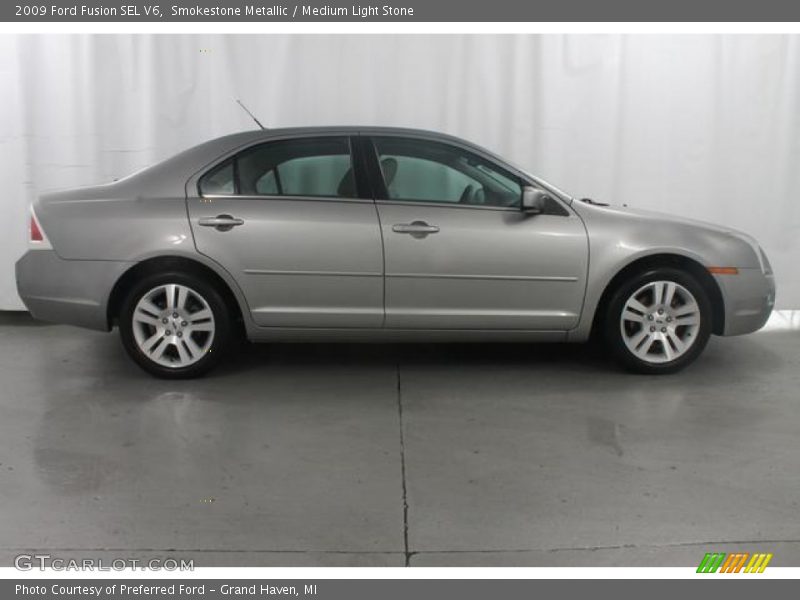 Smokestone Metallic / Medium Light Stone 2009 Ford Fusion SEL V6