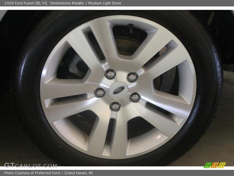 Smokestone Metallic / Medium Light Stone 2009 Ford Fusion SEL V6
