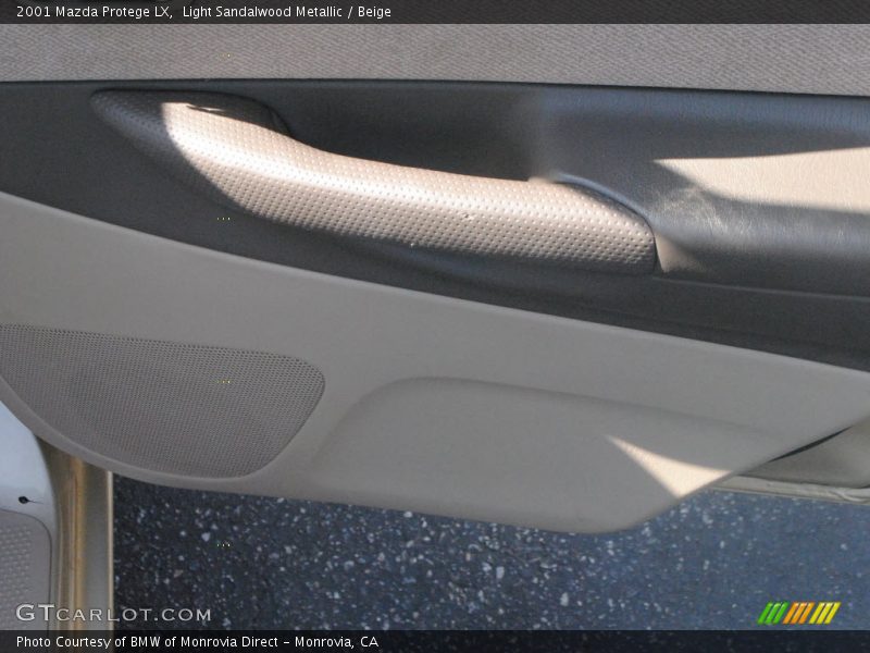 Light Sandalwood Metallic / Beige 2001 Mazda Protege LX