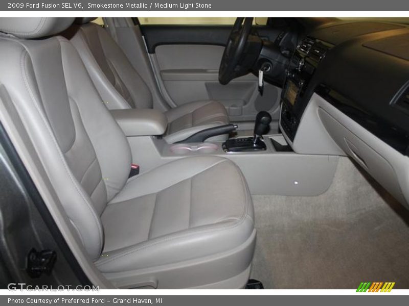 Smokestone Metallic / Medium Light Stone 2009 Ford Fusion SEL V6