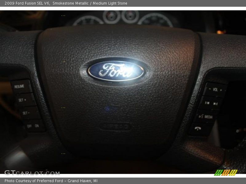 Smokestone Metallic / Medium Light Stone 2009 Ford Fusion SEL V6